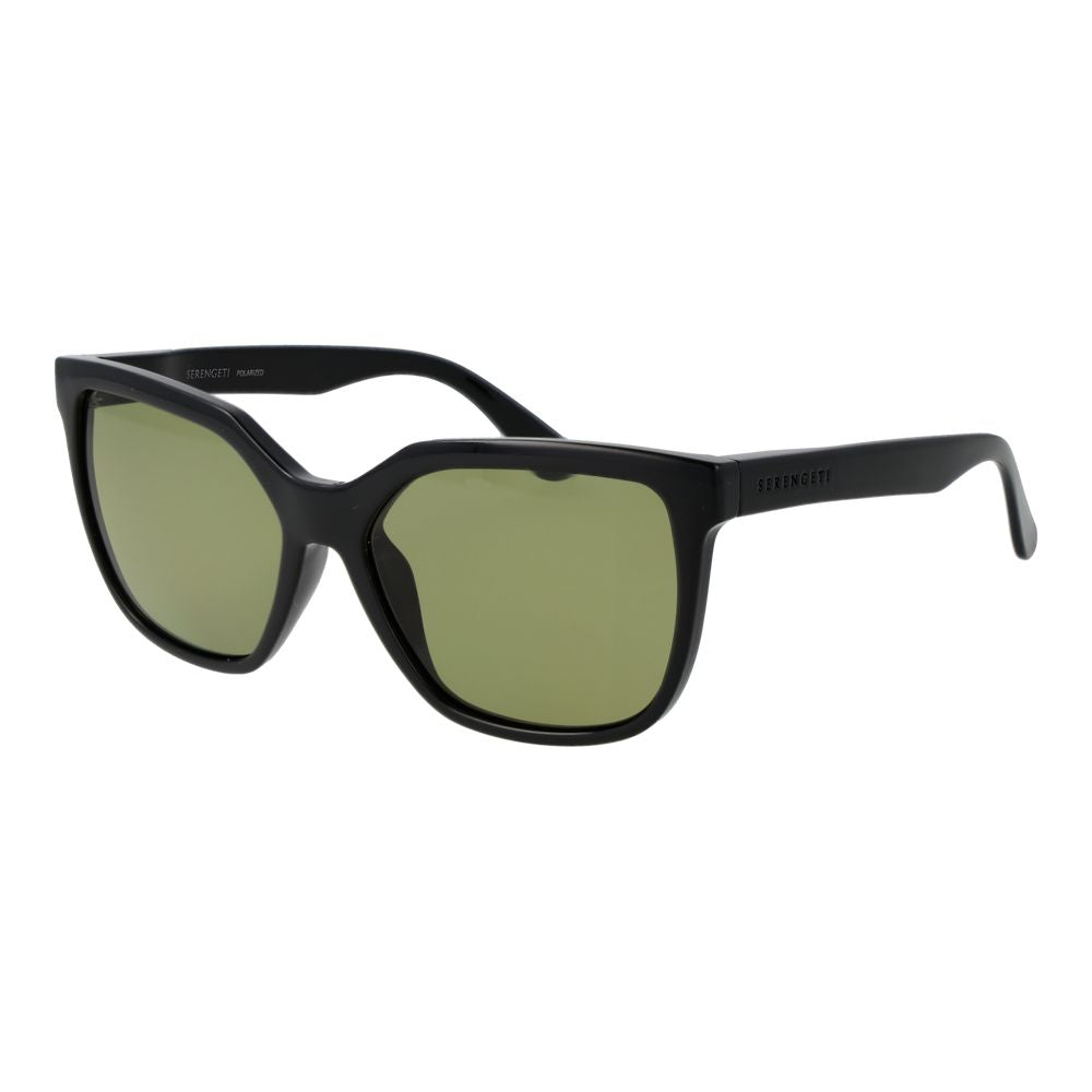 Serengeti Black Plastic Sunglasses