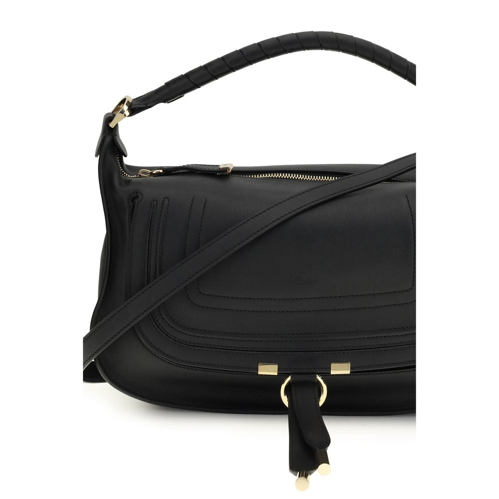 Chloé Black Calf Leather Bos Taurus Shoulder Bag