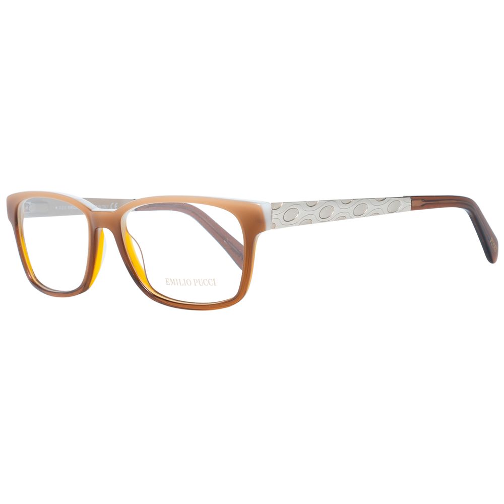 Emilio Pucci Brown Plastic Glasses (Frames)