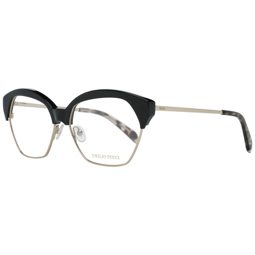 Emilio Pucci Black Metal Glasses (Frames)
