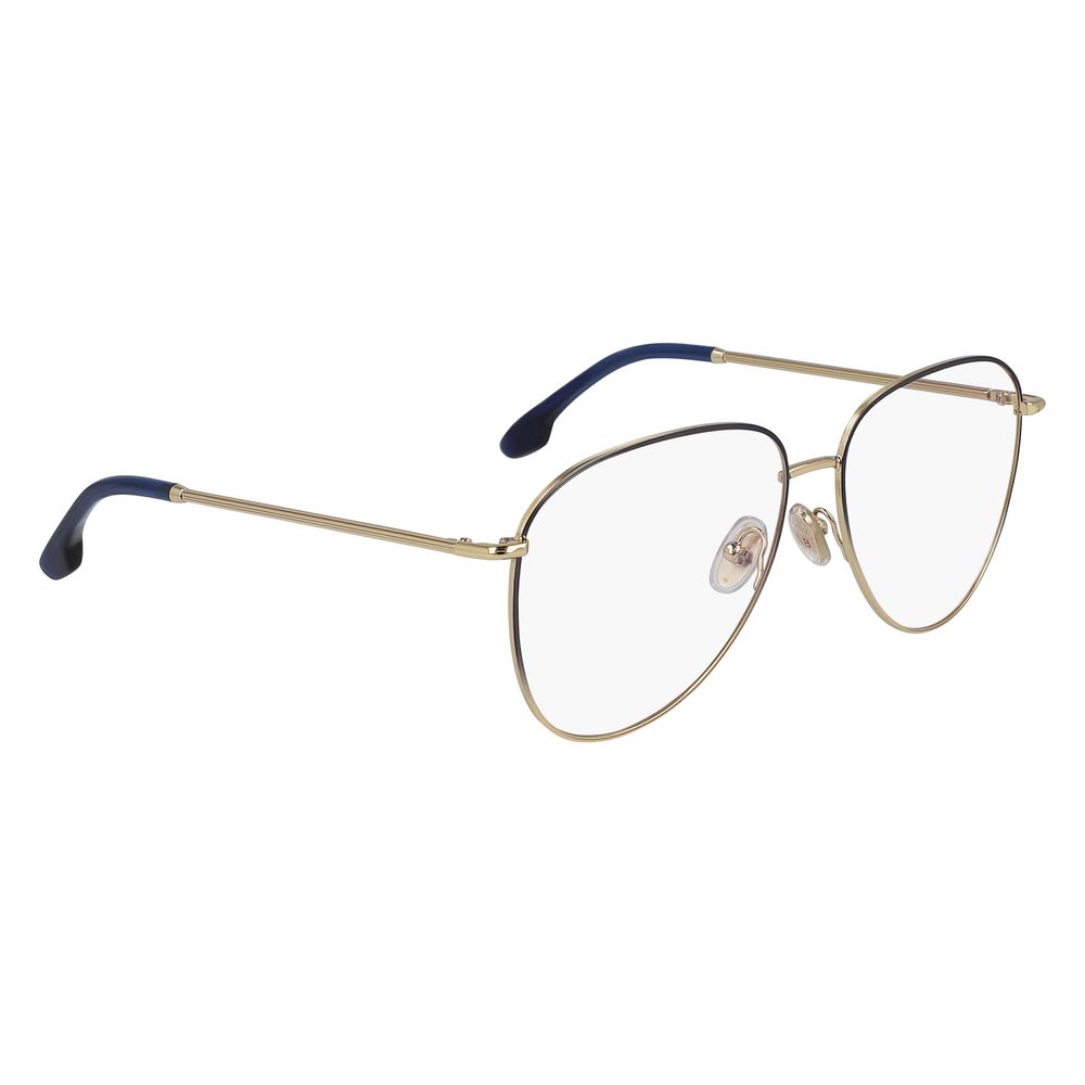 Victoria Beckham Blue Metal Glasses (Frames)