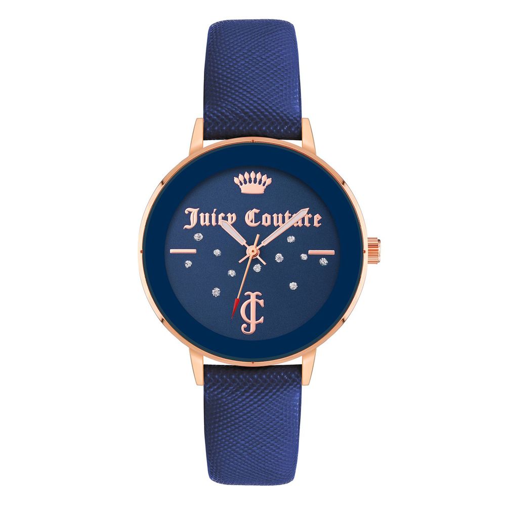 Juicy Couture Blue Plastic Dress Watch