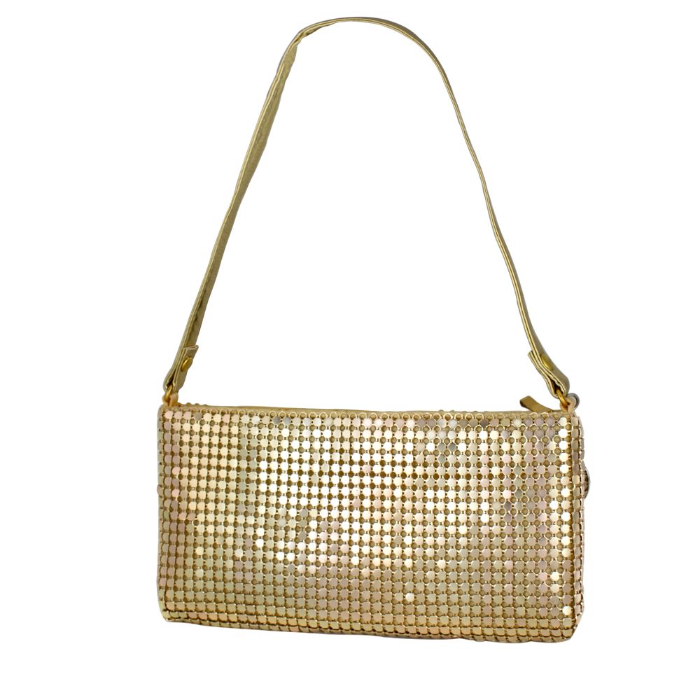Chronotech Gold Synthetic Handbag