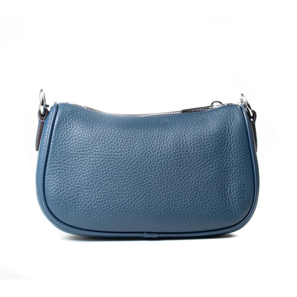 Michael Kors Blue Fur Shoulder Bag