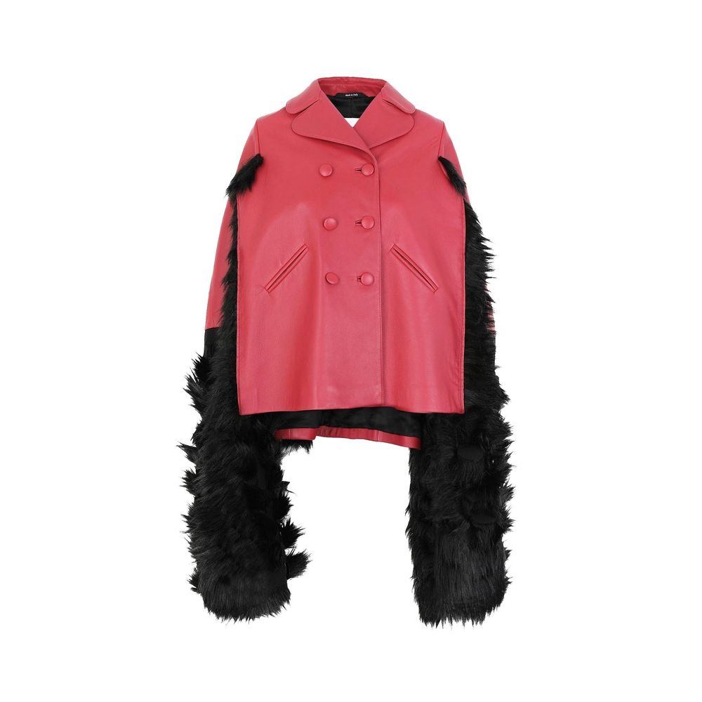 Maison Margiela Red Leather Jacket