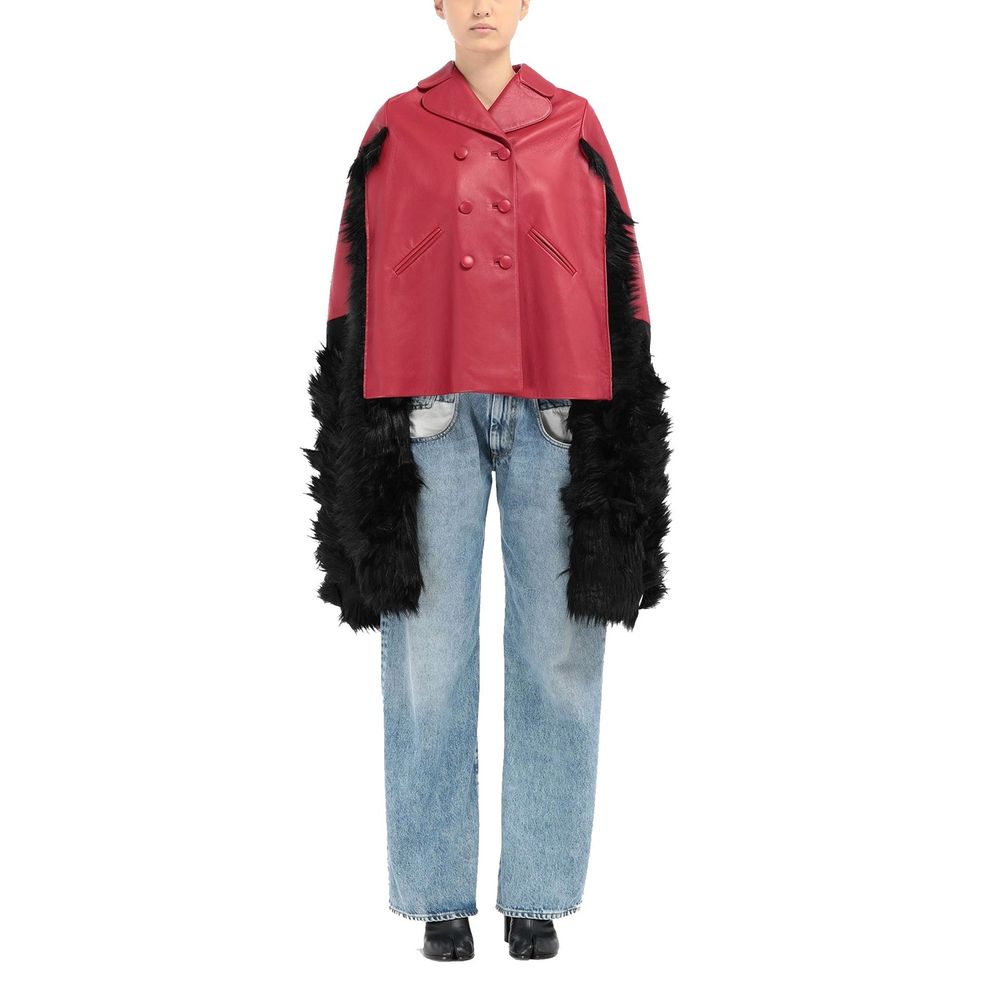Maison Margiela Red Leather Jacket