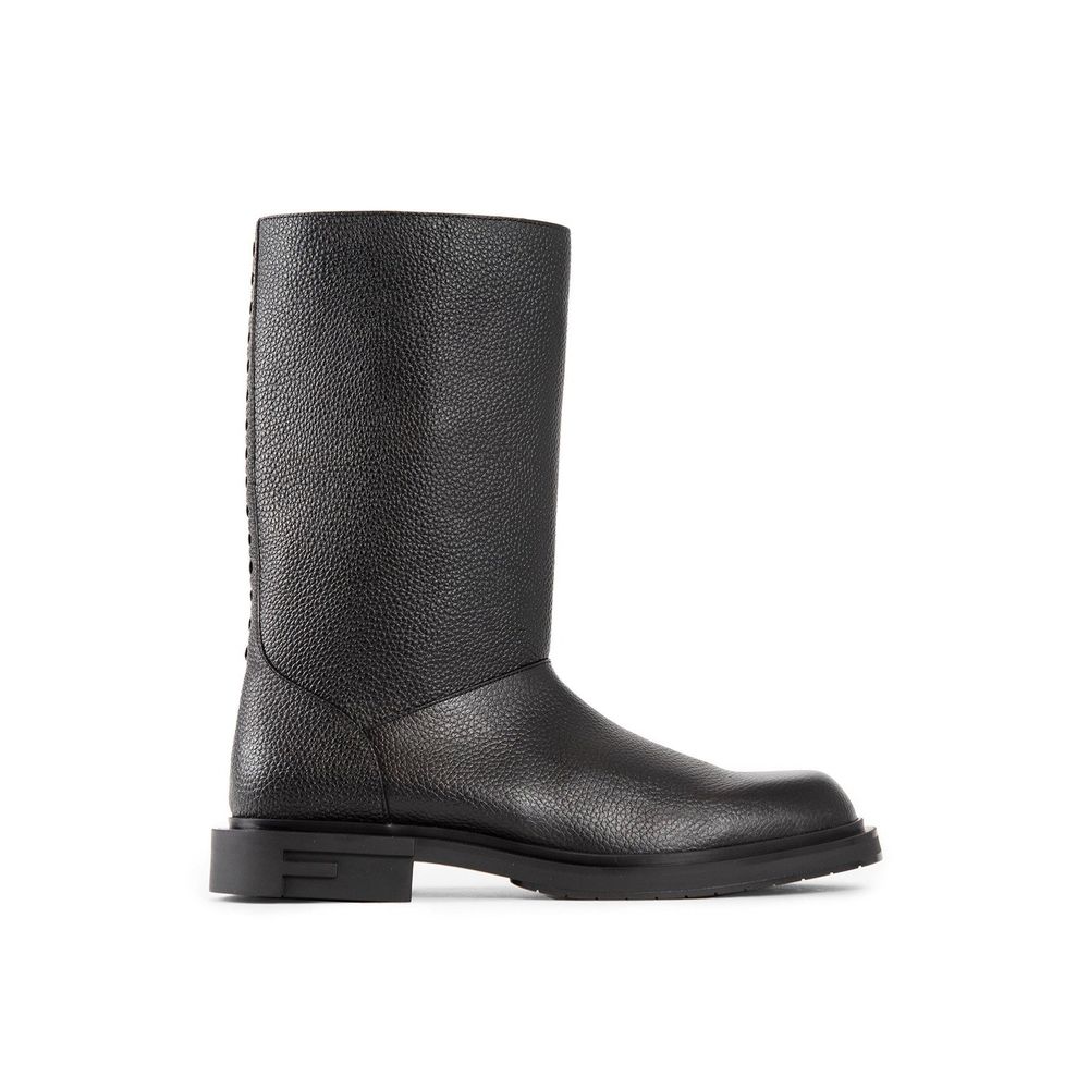 Fendi Black Calfskin Boots