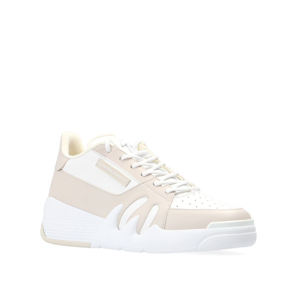 Giuseppe Zanotti White Calfskin Sneakers