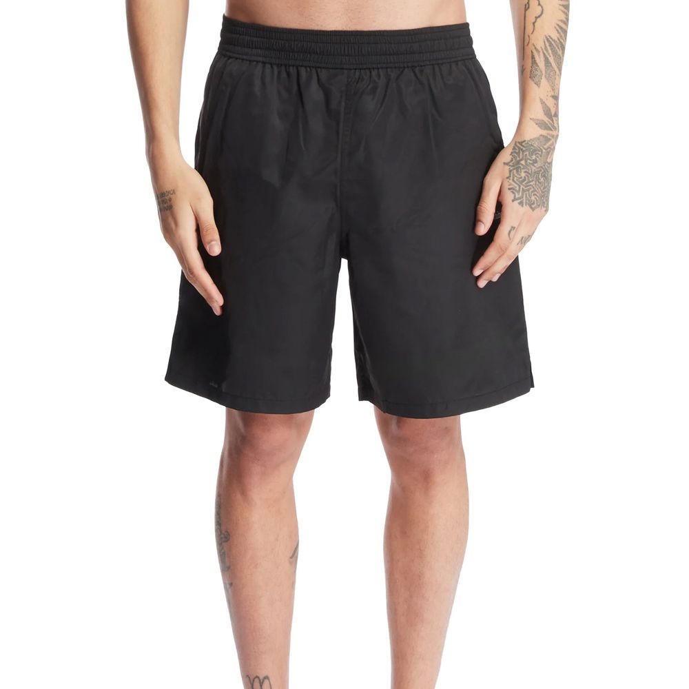 Off-White Black Polyester Shorts