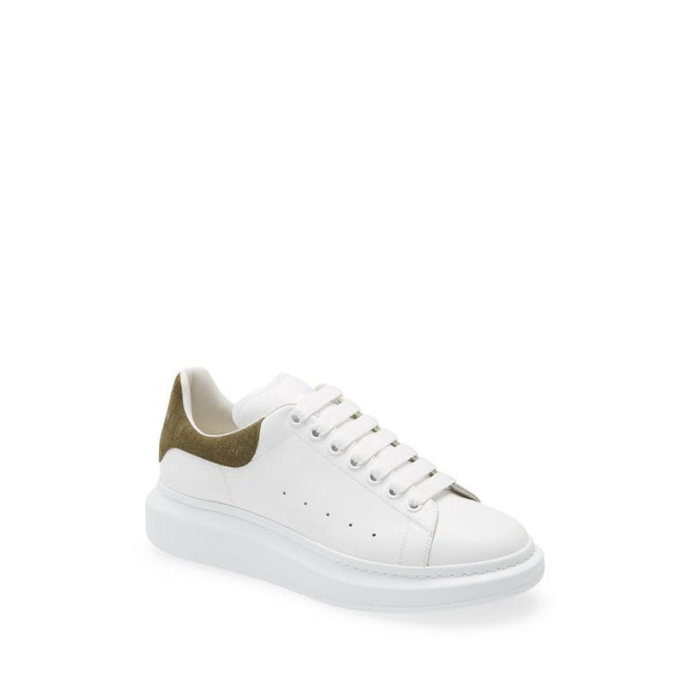 Alexander McQueen White Calfskin Low Top Sneakers