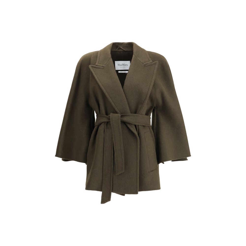 Max Mara Bicolor Camel Hair Coat