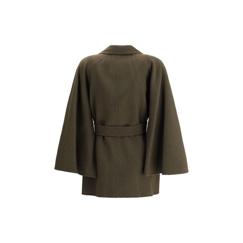 Max Mara Bicolor Camel Hair Coat