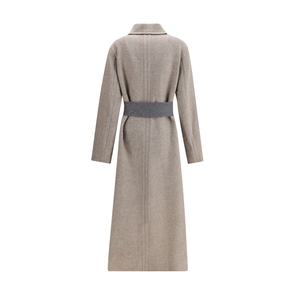 Di Stavnitser Beige Merino Wool Coat