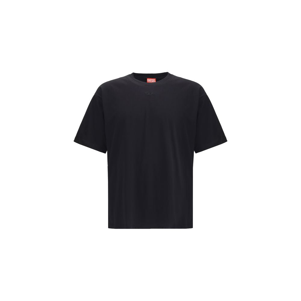 Diesel Black Cotton T-Shirt