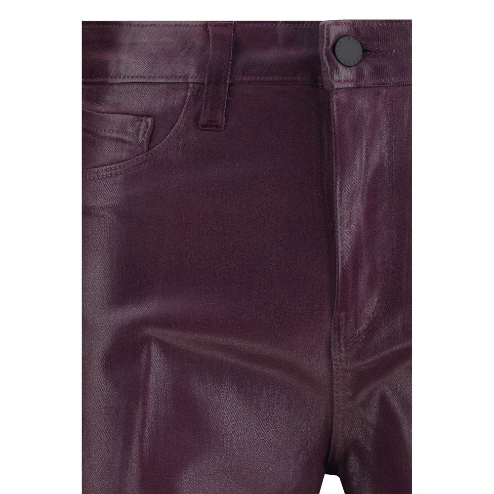 L'Agence Multicolor Cotton Flared Jeans