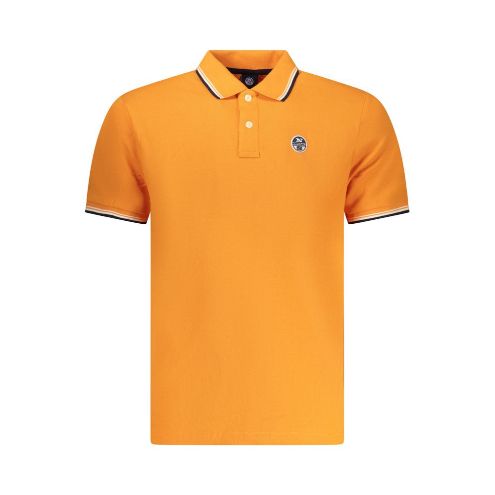 North Sails Orange Cotton Polo Shirt