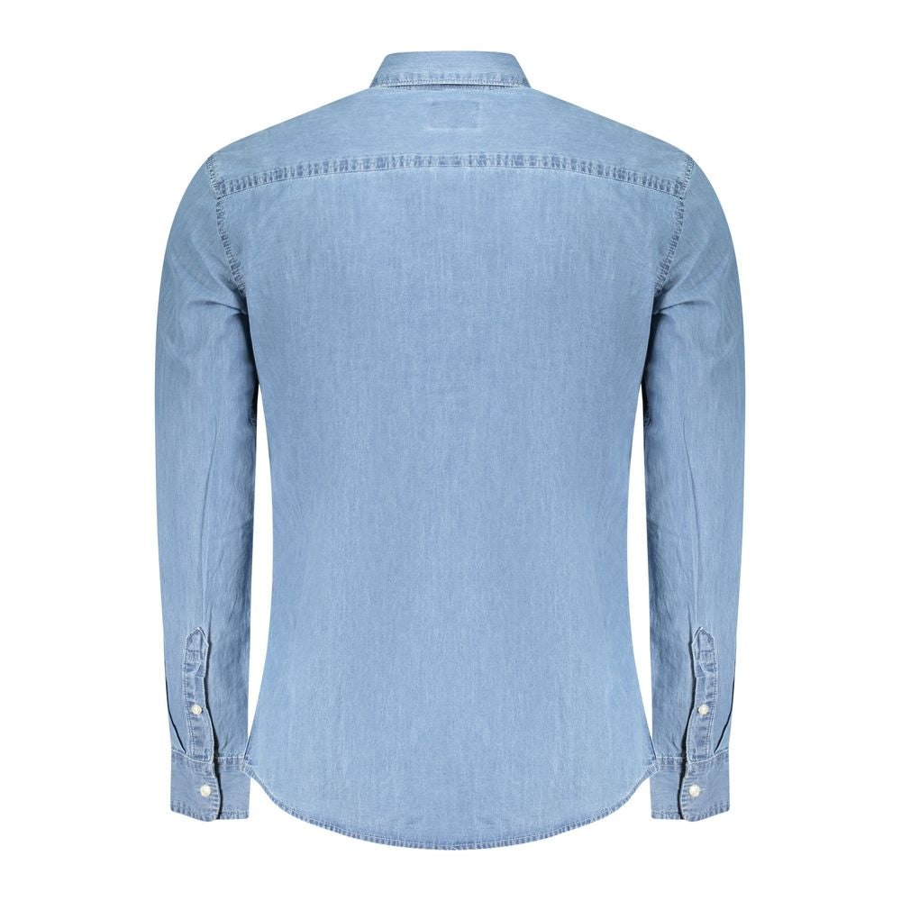 Pepe Jeans Azzurro Cotton Men Shirt
