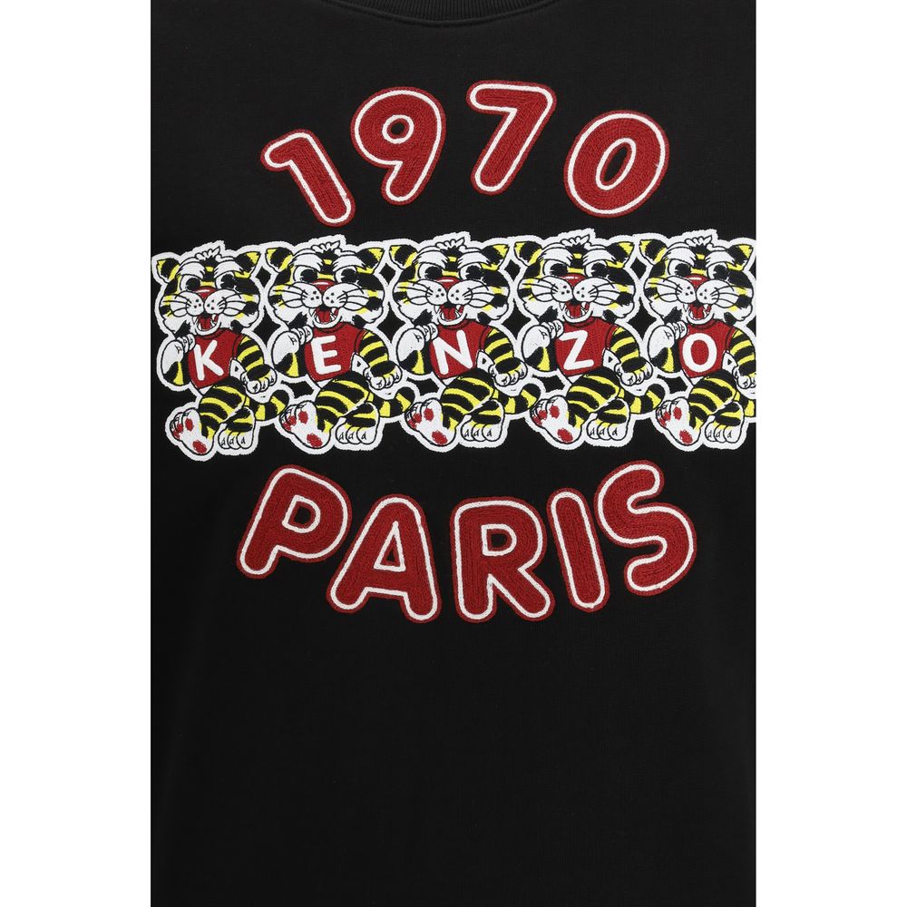 Kenzo Black Cotton Sweatshirt