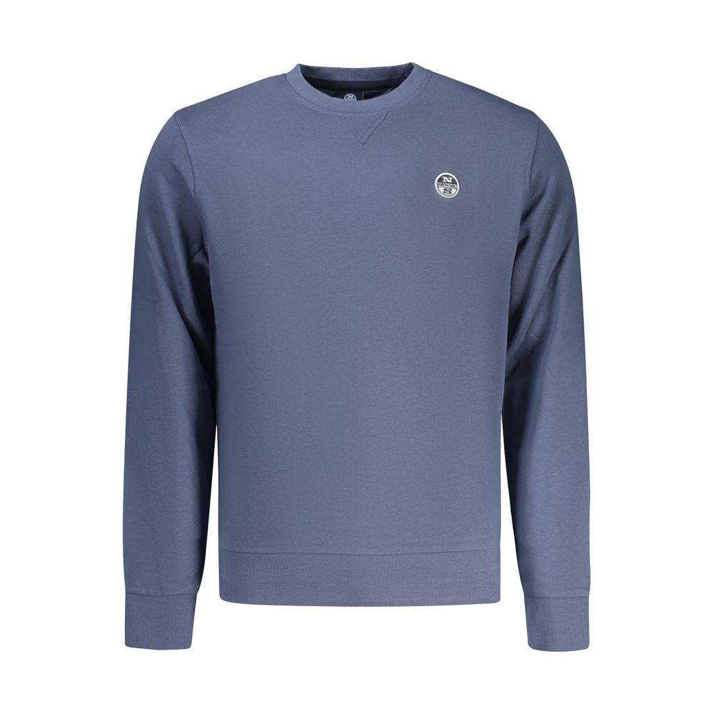 North Sails Blue Cotton Men's Sweatshirt