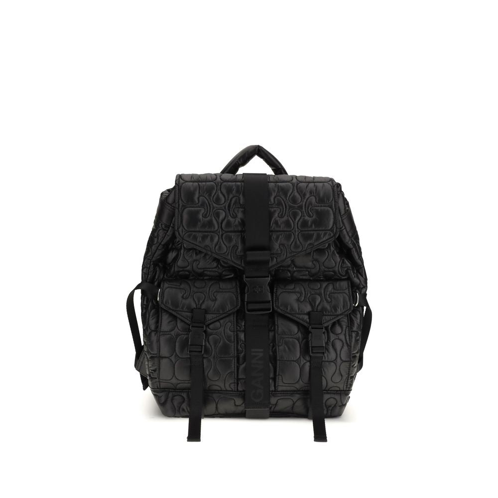 Ganni Black Polyamide Backpack