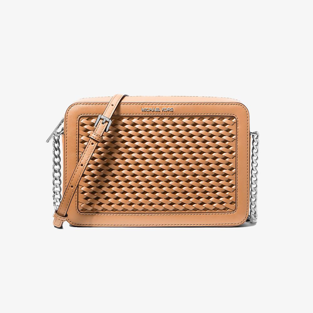 Michael Kors Brown Fur Crossbody Bag