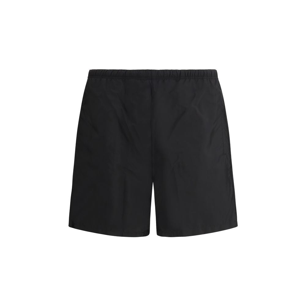 Prada Black Recycled Polyamide Swim Shorts