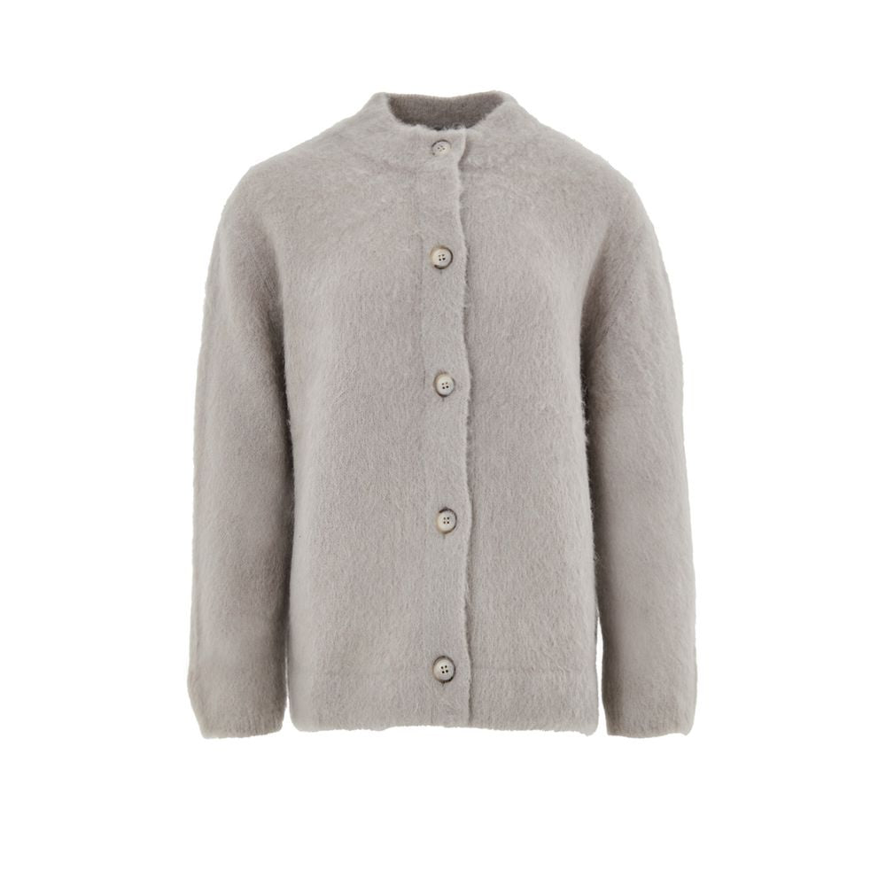 Gran Sasso Beige Wool Cardigan