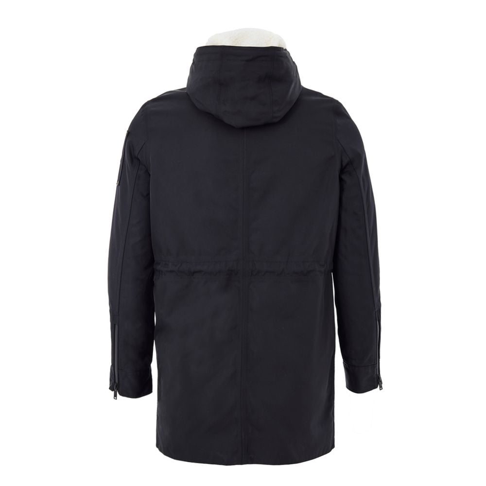 Moose Knuckles Black Cotton Parka