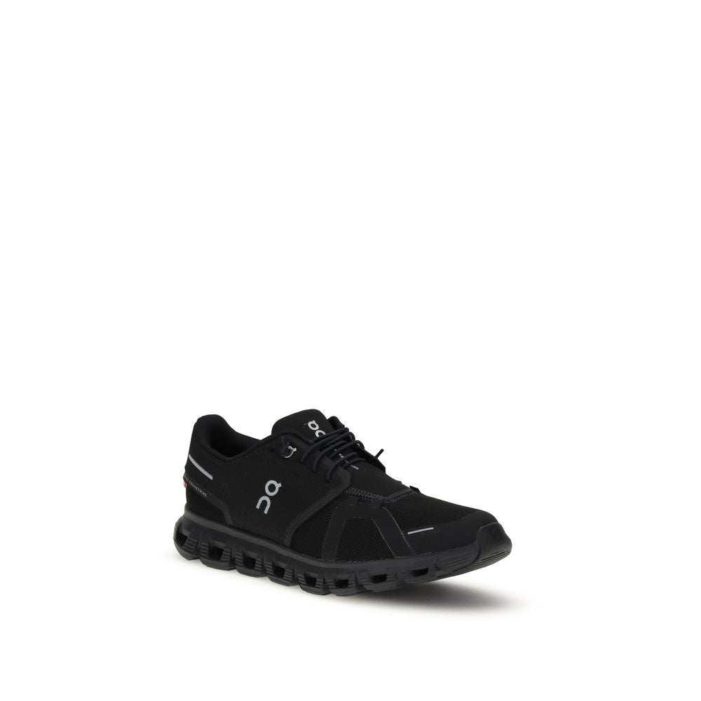 ON Black Polyurethane Athletic Sneakers