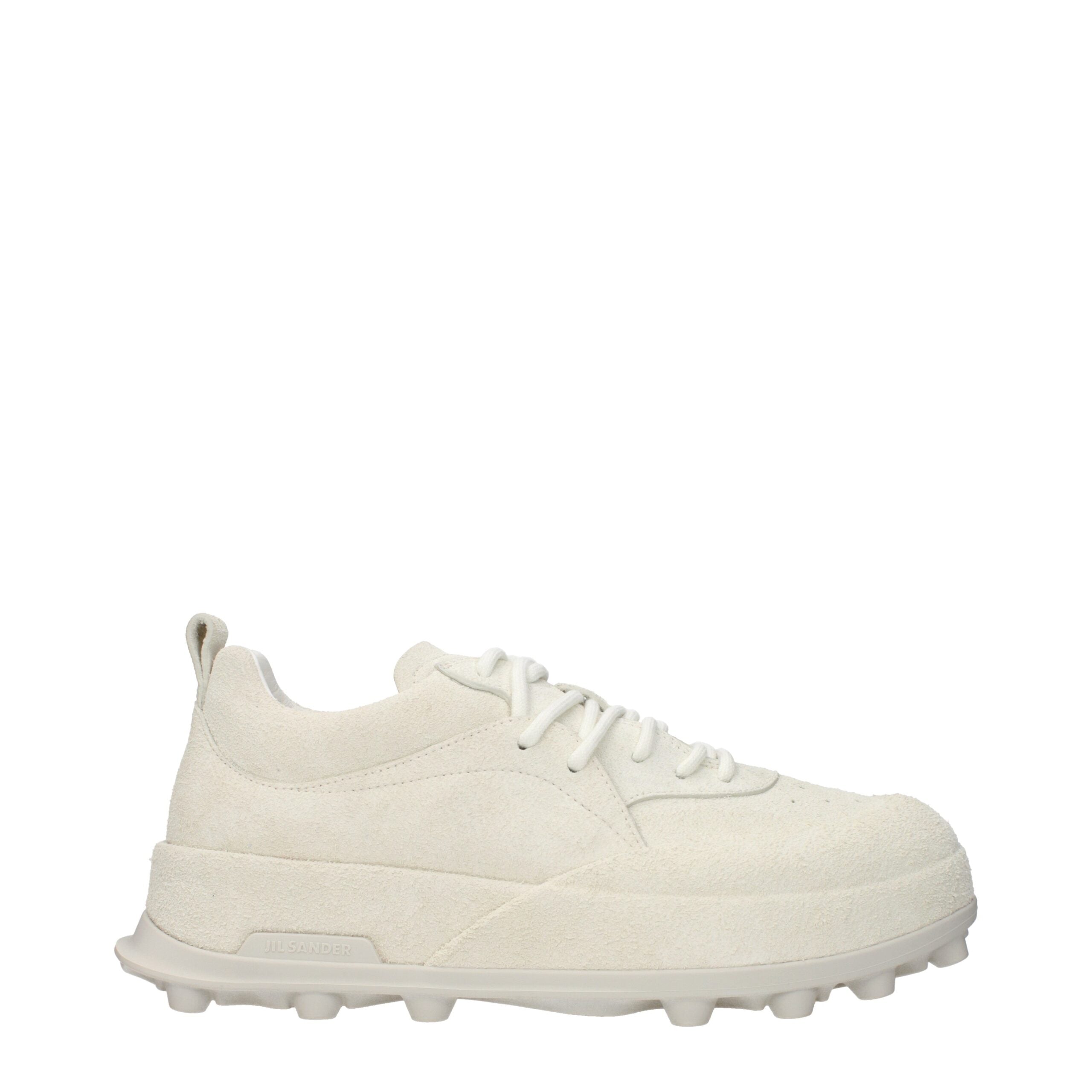 Jil Sander Beige Leather Sneakers