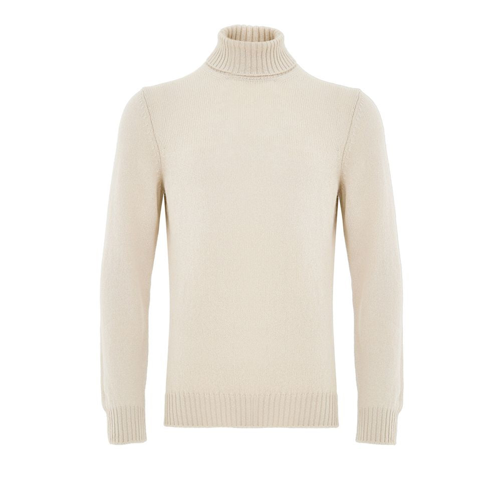 Gran Sasso Beige Wool Turtleneck