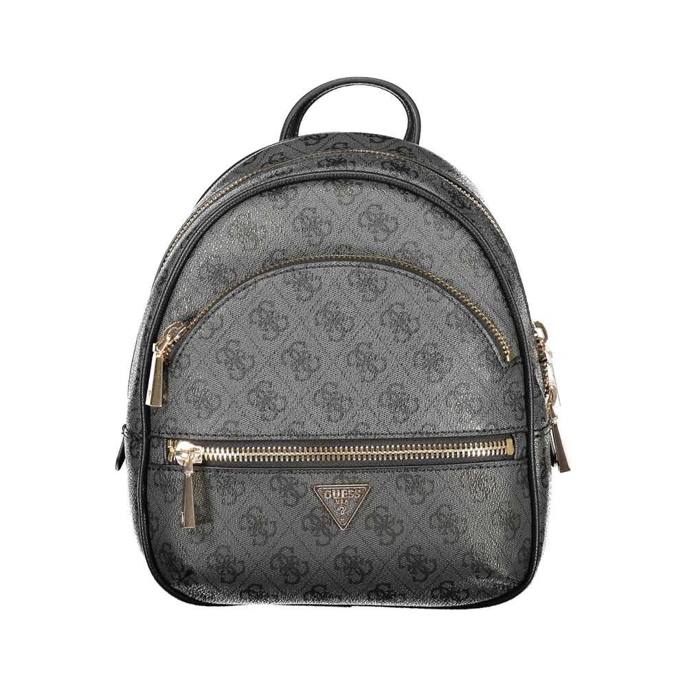 Guess Jeans Black Polyurethane Women Backpack