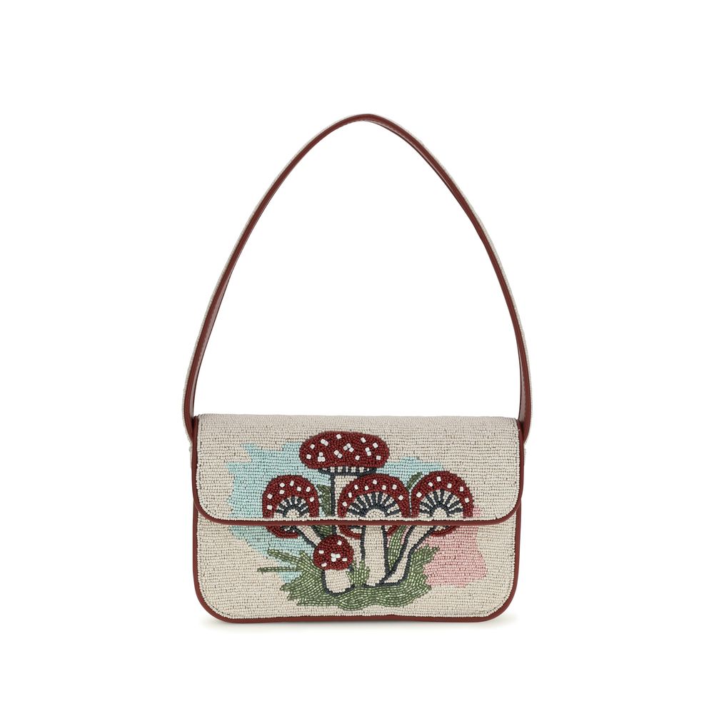 Staud Multicolor Rayon Shoulder Bag