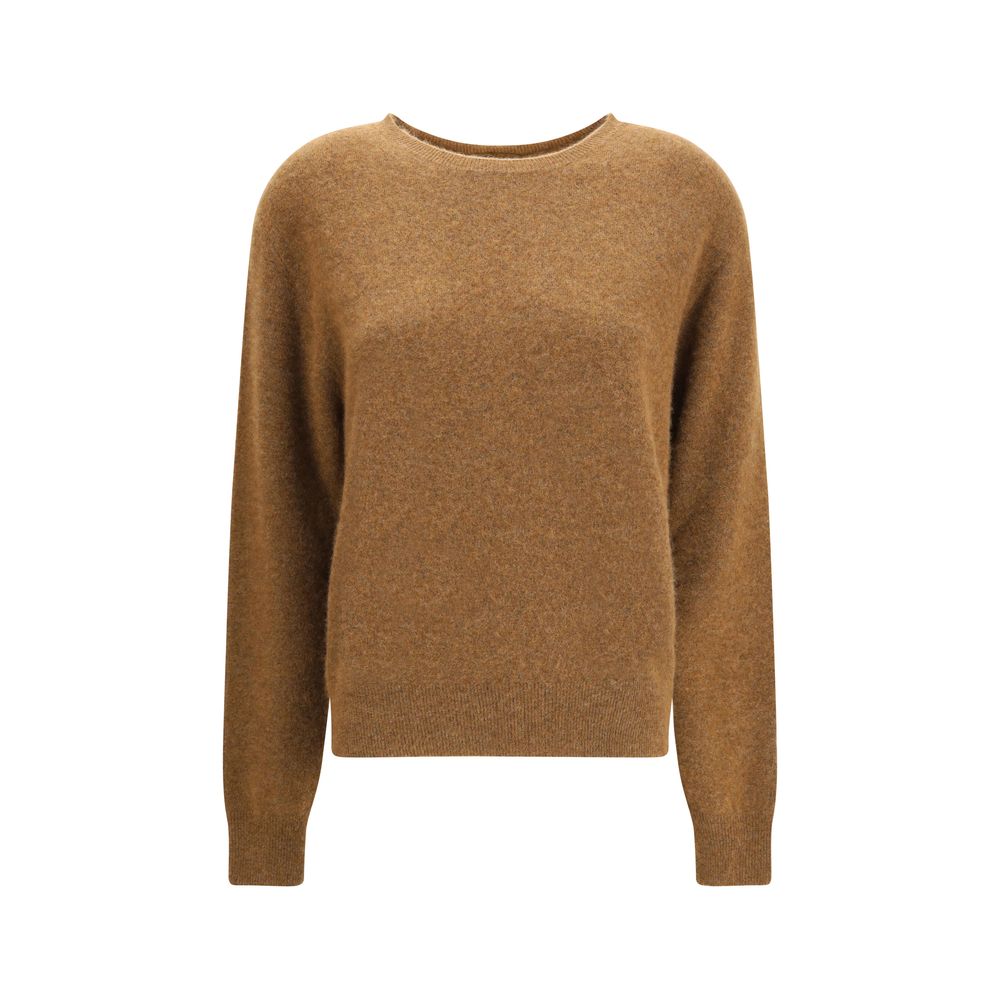 The Row Brown Cashmere Sweater