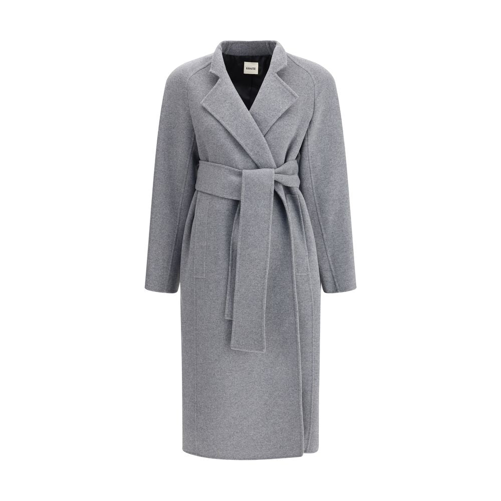 Khaite Gray Wool Coat