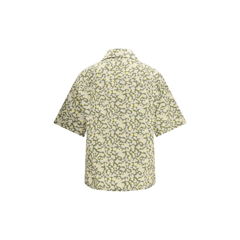 Marni Bicolor Cotton Pattern Shirt