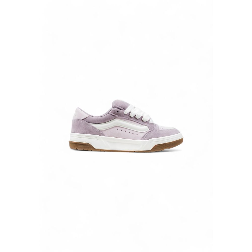 Vans Purple Leather Low Top Sneakers