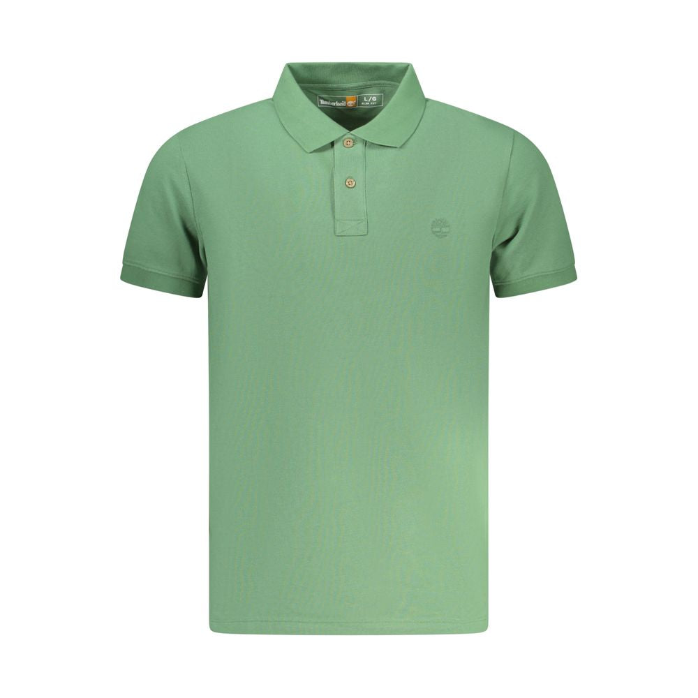 Timberland Verde Cotton Men Polo