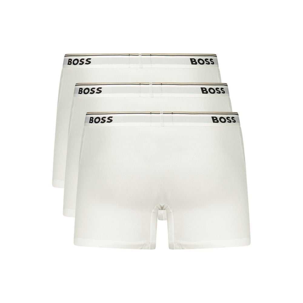 Hugo Boss Bianco Cotton Men Boxer Short