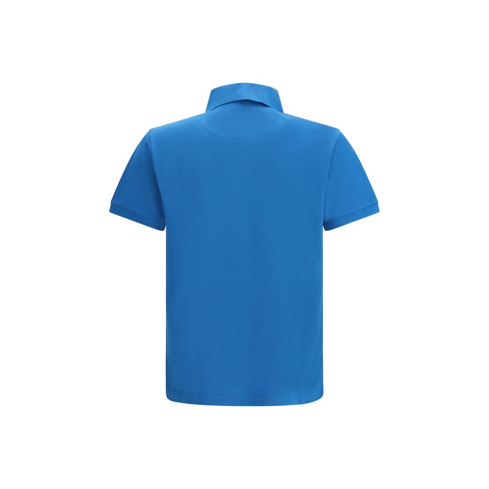 Etro Blue Cotton Polo Shirt