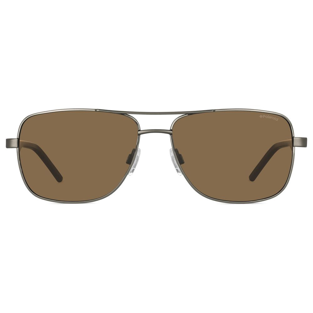 Polaroid Blue Metal Sunglasses