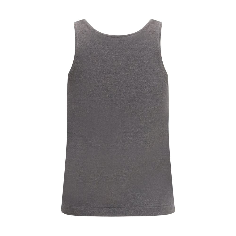 Brunello Cucinelli Gray Cashmere Top