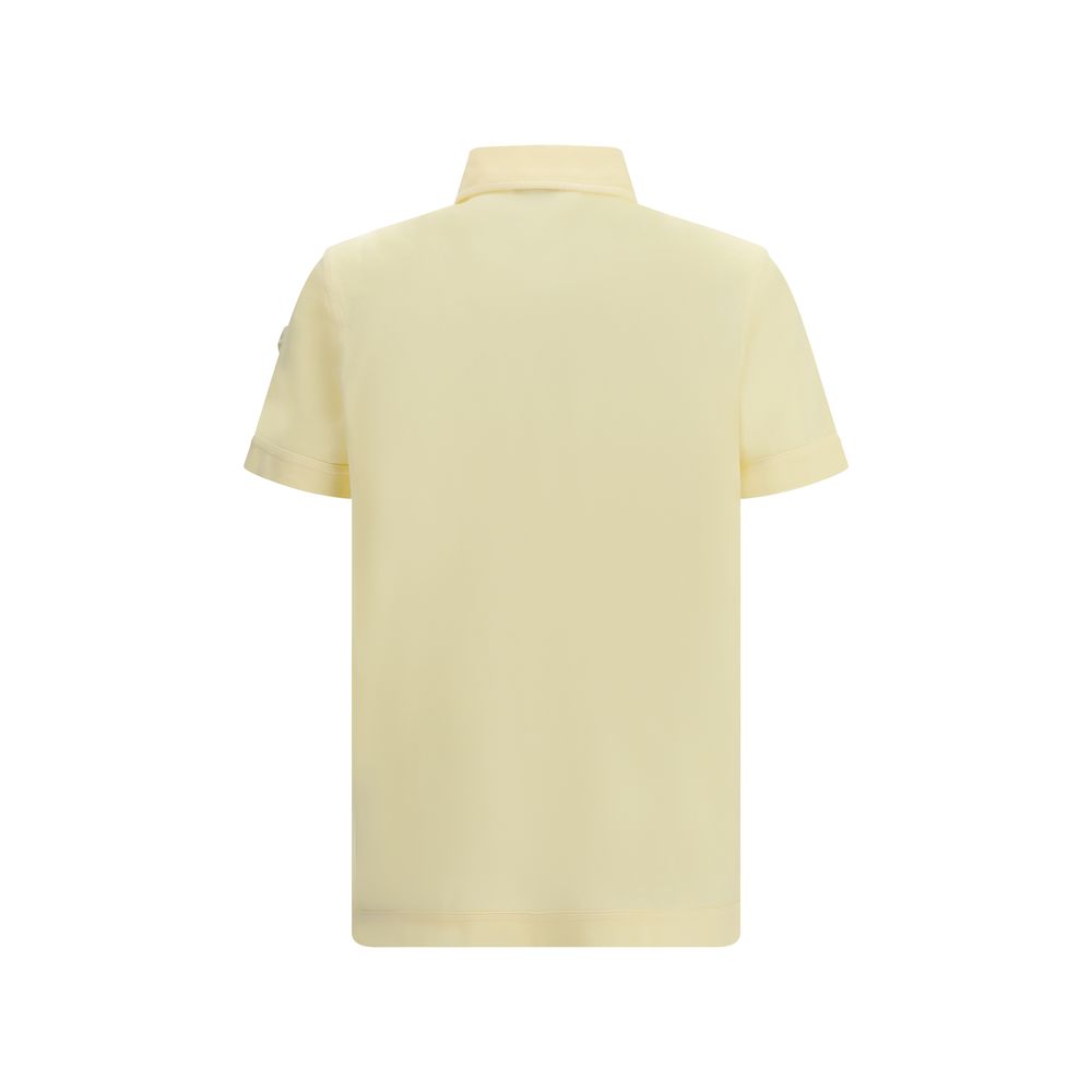 Moncler Bicolor Cotton Polo Shirt