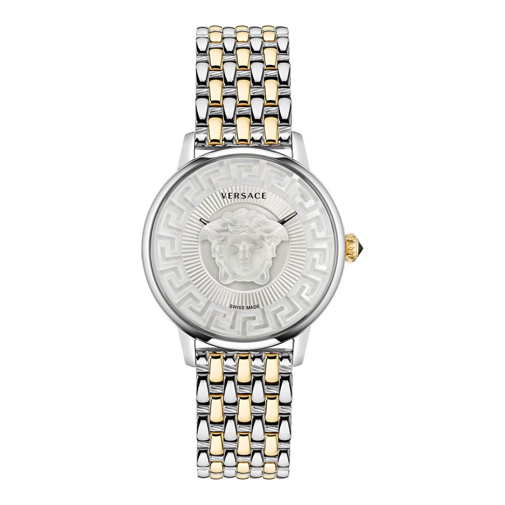 Versace Gray Stainless Steel Bracelet Watch