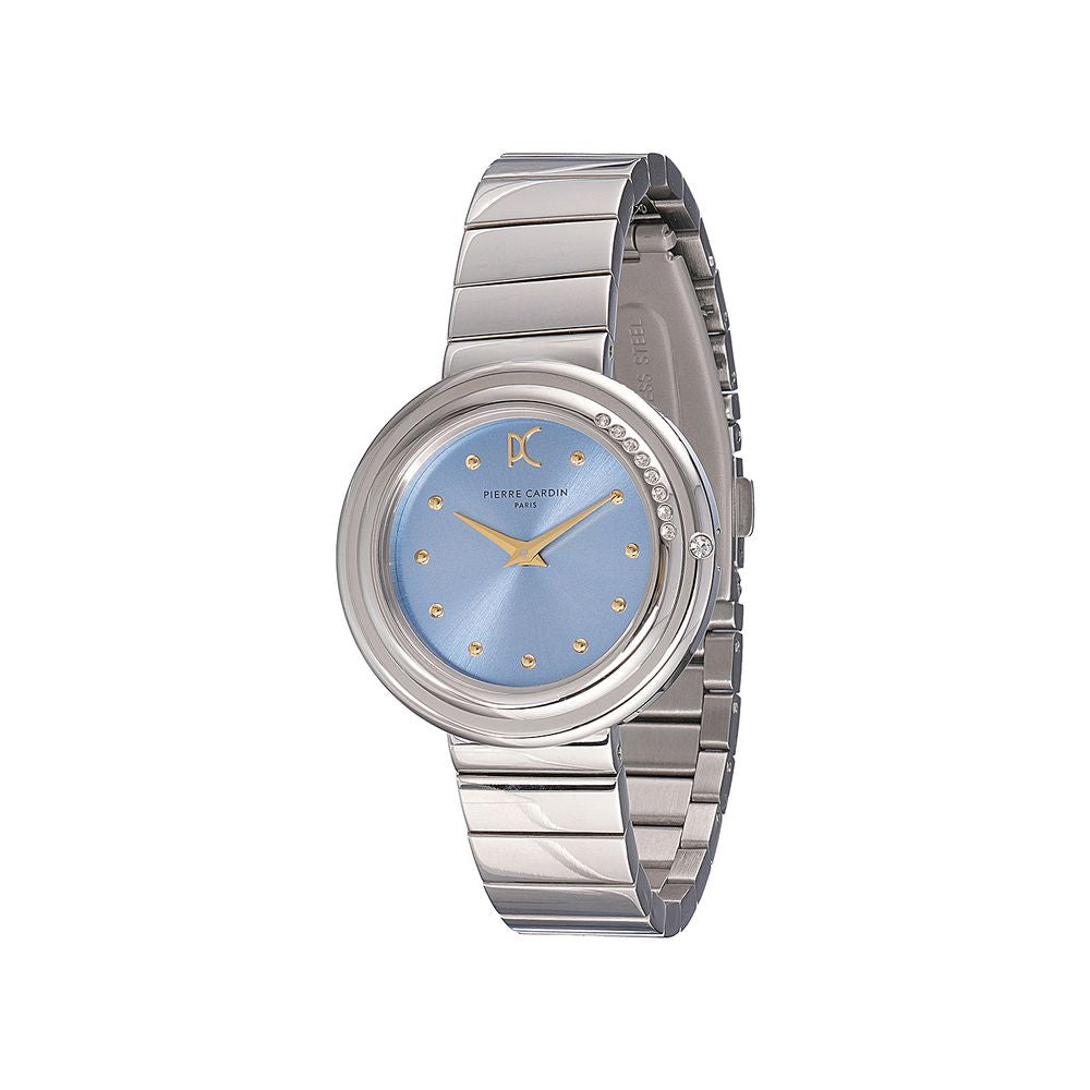 Pierre Cardin Gray Stainless Steel Dress Watch