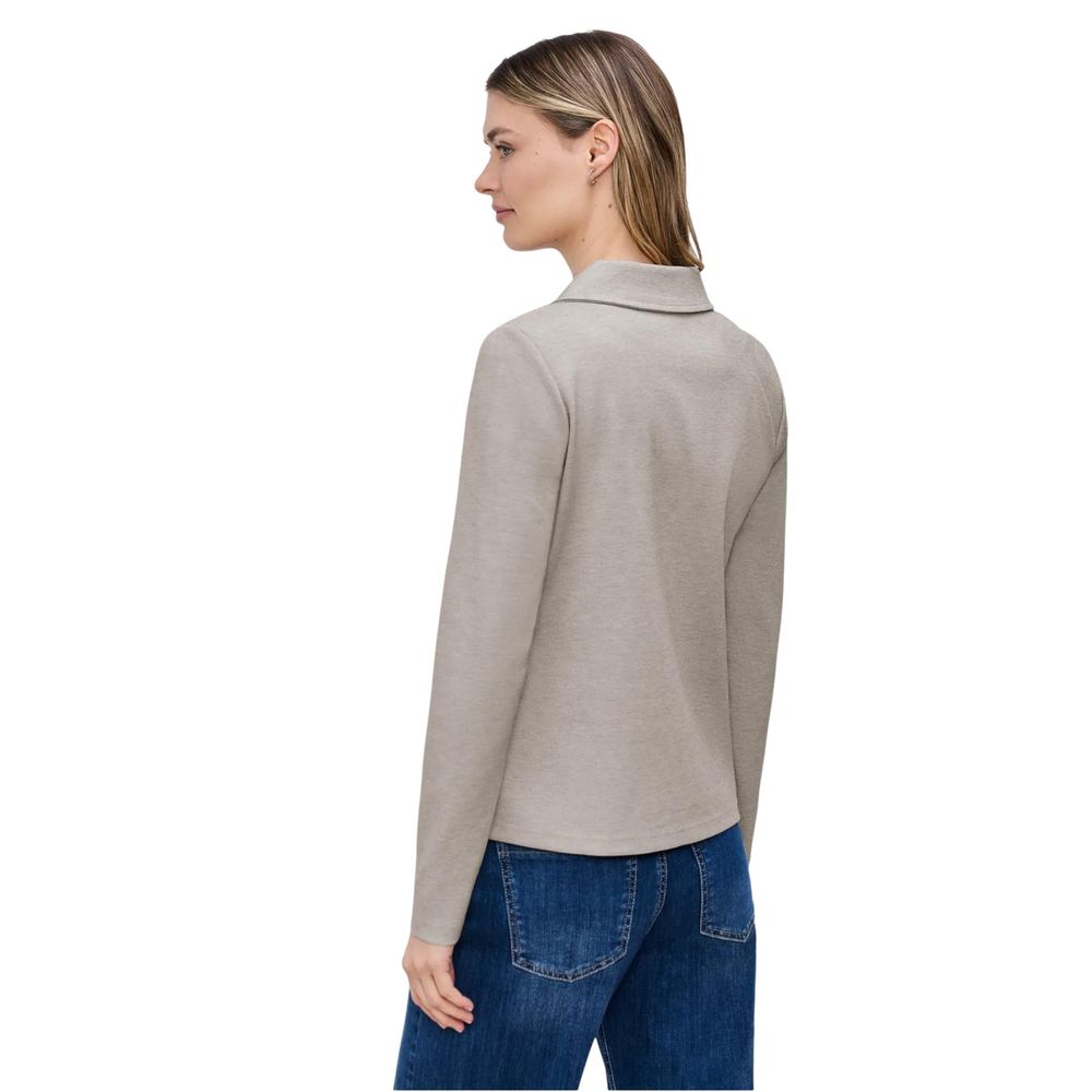 Street One Beige Polyacrylic Blazer