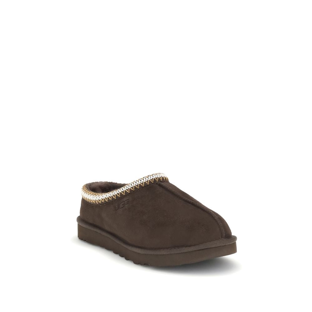 UGG Brown Calf Leather Bos Taurus Mules