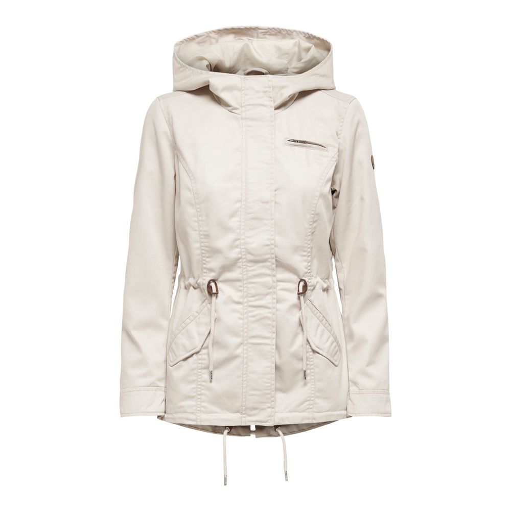 Only Beige Polyester Parka