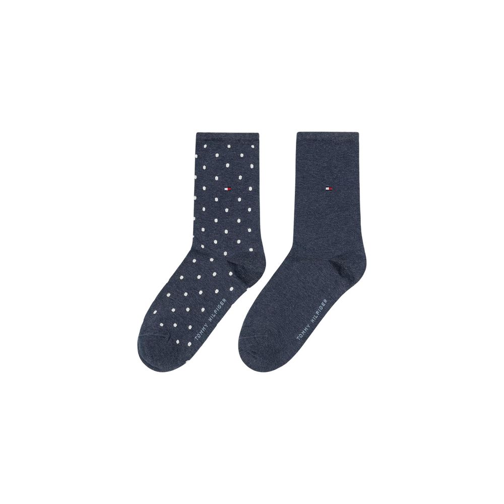 Tommy Hilfiger Blue Cotton Socks