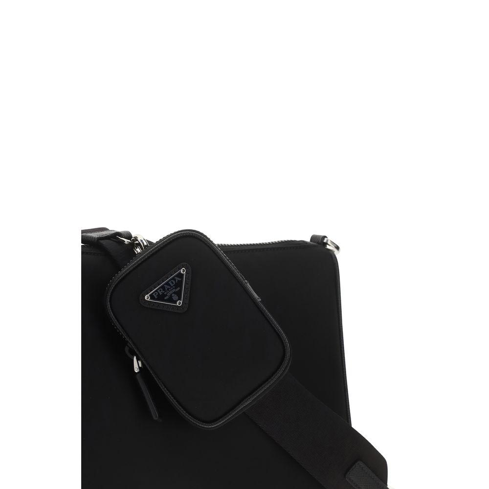 Prada Black Recycled Polyamide Shoulder Bag